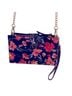 Nanette Lepore Floral Blue Pink Leather Wristlet One size - photo 2