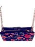 Nanette Lepore Floral Blue Pink Leather Wristlet One size - photo 3