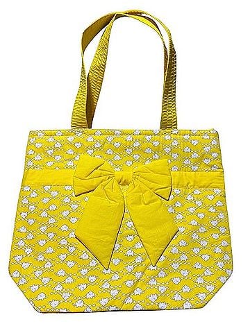 NaRaYa Quilted Bow Tote Diaper Bag (view 1)