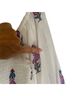 Oliphant 100% Cotton Floral White Purple Casual Dress Size M - photo 7