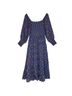 Oliphant 100% Cotton Floral Blue Casual Dress Size M - photo 2