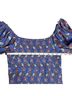 Oliphant 100% Cotton Floral Blue Casual Dress Size M - photo 7