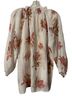 Harve Benard Floral White Pink Green Long Sleeve Blouse Size L - photo 2