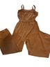 Blush Brown Tan Jumpsuit Size M - photo 2