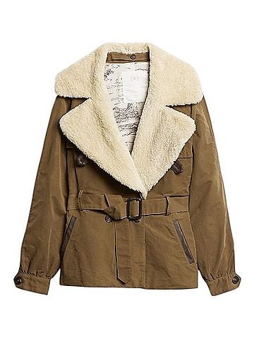 Banana Republic HERITAGE SHERPA-COLLAR JACKET Jacket (view 1)