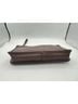Coach 100% Leather Solid Brown Leather Wristlet One size - photo 13