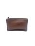 Coach 100% Leather Solid Brown Leather Wristlet One size - photo 2