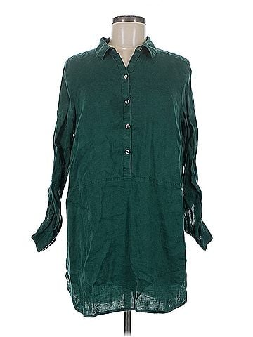 J.Jill J.Jill 3/4 Sleeve Button Down Shirt (view 1)