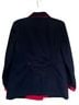 Talbots 100% Cotton 100% Polyester Blue Red Coat Size L - photo 2