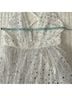 Alyce 100% Nylon 100% Polyester Stars White Silver Cocktail Dress Size S - photo 8