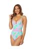 Lilly Pulitzer Floral Pink Blue One Piece Swimsuit Size 2 - photo 6