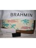 Brahmin 100% Leather Graphic Tropical Brown Pink Ivory Leather Shoulder Bag One size - photo 3