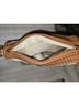 Brahmin 100% Leather Graphic Tropical Brown Pink Ivory Leather Shoulder Bag One size - photo 6