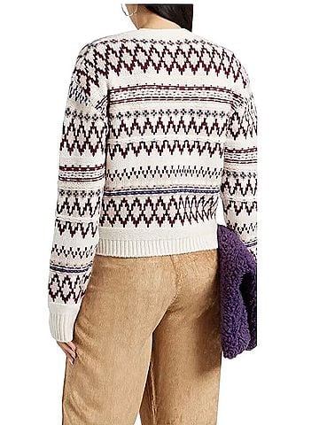 Rag & Bone Willow Fair Isle Wool Cardigan (view 2)