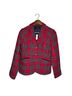 Talbots Plaid Black Red Blazer Size 6 (petite) - photo 2