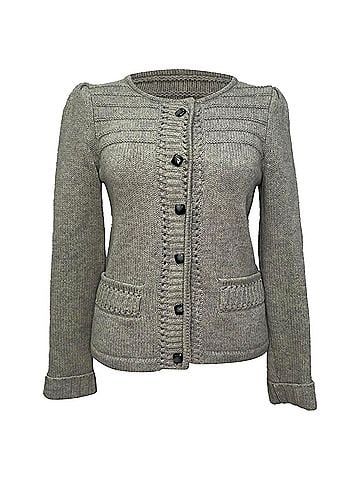 Marc Jacobs Marc by Marc Jacobs Button-Down Cardigan in Grey Wool (view 1)