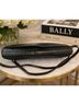 Bally 100% Calf Leather Solid Black Leather Shoulder Bag One size - photo 8