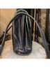 Bally 100% Calf Leather Solid Black Leather Shoulder Bag One size - photo 11