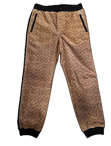 Coach Jogger Leather Pants (view 1)