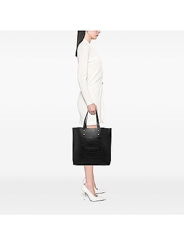 Burberry Large Embossed Leather Crest Tote (view 2)