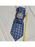 Van Heusen 100% Silk Print Blue Silk Scarf One size - photo 5