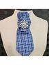 Van Heusen 100% Silk Print Blue Silk Scarf One size - photo 3