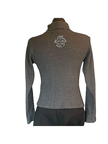 Harley Davidson waffle knit sweater Long Sleeve T-Shirt (view 2)