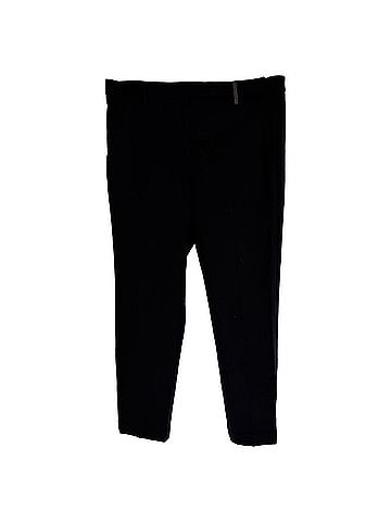 Brunello Cucinelli Brunello Cucinelli Straight-Leg Trousers in Black Wool (view 1)
