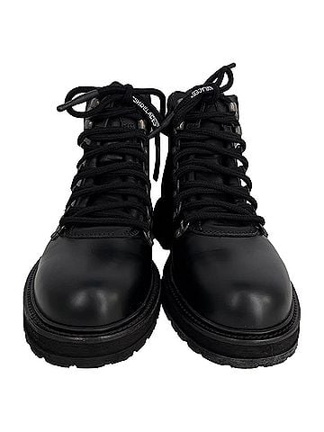 OFF-WHITE Off-White Hiking Ankle Boots in Black Leather (view 2)