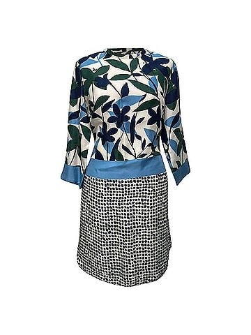 Max Mara 'S Max Mara Printed Dress in Multicolor Silk (view 1)
