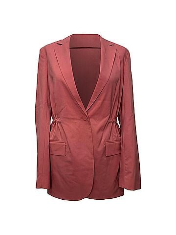 Theory Theory Drawstring Blazer in Pink Wool (view 1)