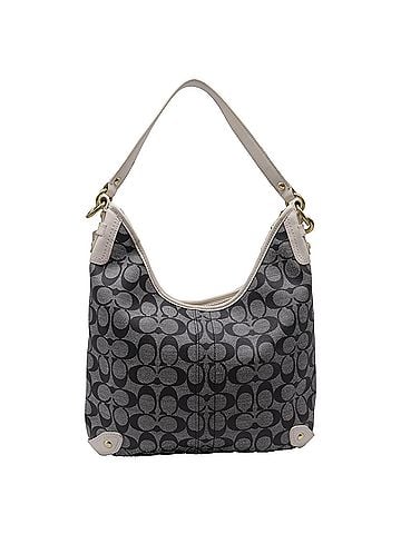Coach Coach Heritage Striped Hobo Bag in Multicolor Coated Canvas (view 2)