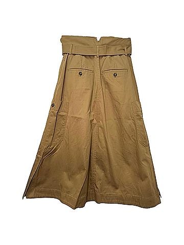 Max Mara Max Mara Weekend Brusson Midi Skirt in Brown Cotton (view 2)