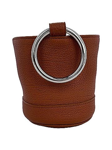 Simon Miller Simon Miller Bonsai Bucket Bag in Brown Leather (view 2)
