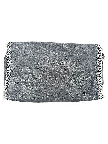 Stella McCartney Stella Mccartney Falabella Clutch Bag in Black Shaggy Deer (view 2)