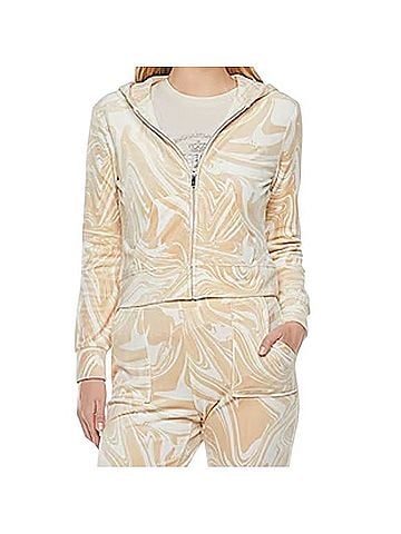 Juicy Couture Velour Swirl Full Zip Hoodie Jacket (view 1)