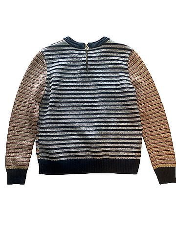 Tory Burch Lurex Stripe Sweater Pullover Sweater (view 2)