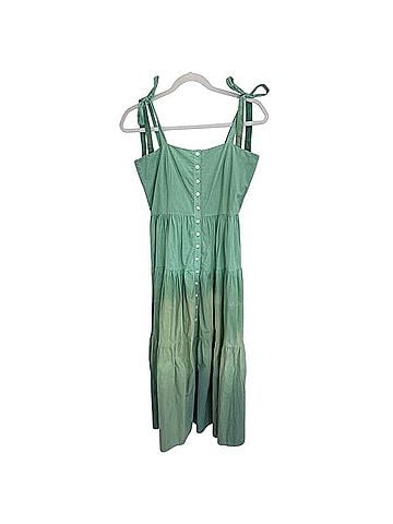 Oliphant Tie Strap Button Midi Dress Casual Dress (view 1)