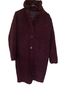 Ann Taylor 100% Polyester 100% Polyester 100% Polyester Burgundy Coat Size XS - photo 1