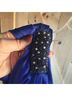Aqua Vibrant Blue One-Shoulder Dress Cocktail Dress - photo 4