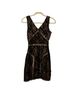 Bebe Black Gold Cocktail Dress Size XS - photo 2