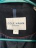 Cole Haan 61% Wool 37% Polyester 2% Other 100% Polyester Black Blue Coat Size 4 - photo 3