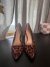 Nine West Animal Print Brown Black Heels Size 8 - photo 4