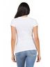 LA Made Solid White Basic Classic Crew Neck Tee in White Size XL - photo 3