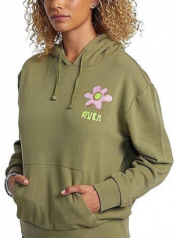RVCA Day Dream Hoodie in Alo (view 2)
