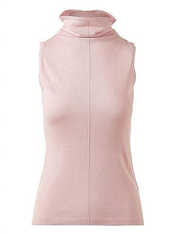 Kinross Women's Seamed Funnel Tank in Ballet (view 1)