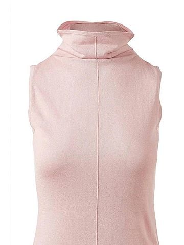 Kinross Women's Seamed Funnel Tank in Ballet (view 2)
