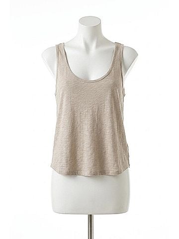 LA Made New Boyfriend Tank in Oak Bark (view 1)