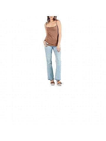 LUCCA Couture Kelsie Drape Cami in Acorn (view 2)
