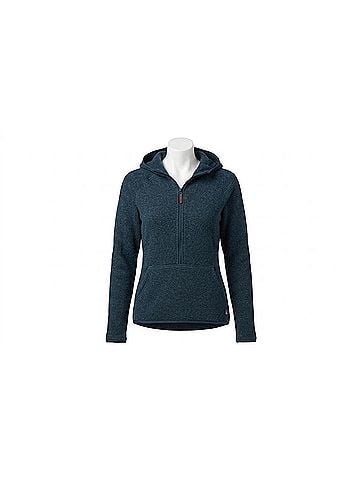 Smartwool Women's Hudson Trail Fleece Top in Anorak Twilight Blue (view 1)
